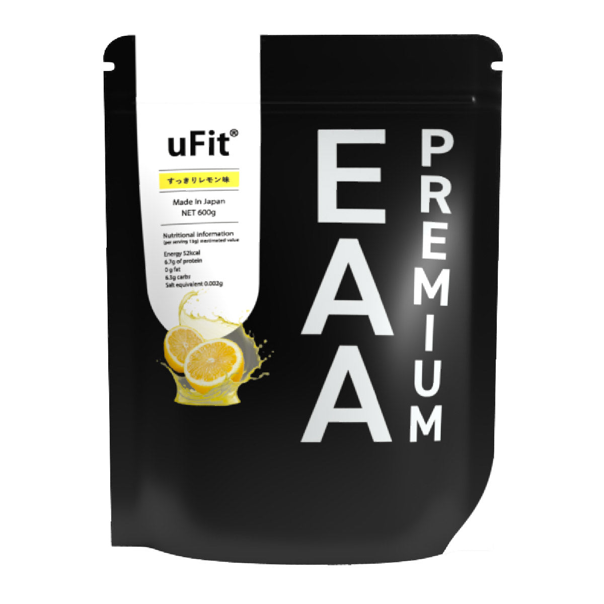 uFit プレミアムEAA 人工甘味料不使用 600g 国内製造 アミノ酸 粉末 サプリメント 栄養補助食品 トレーニング ダイエット | uFit | 01