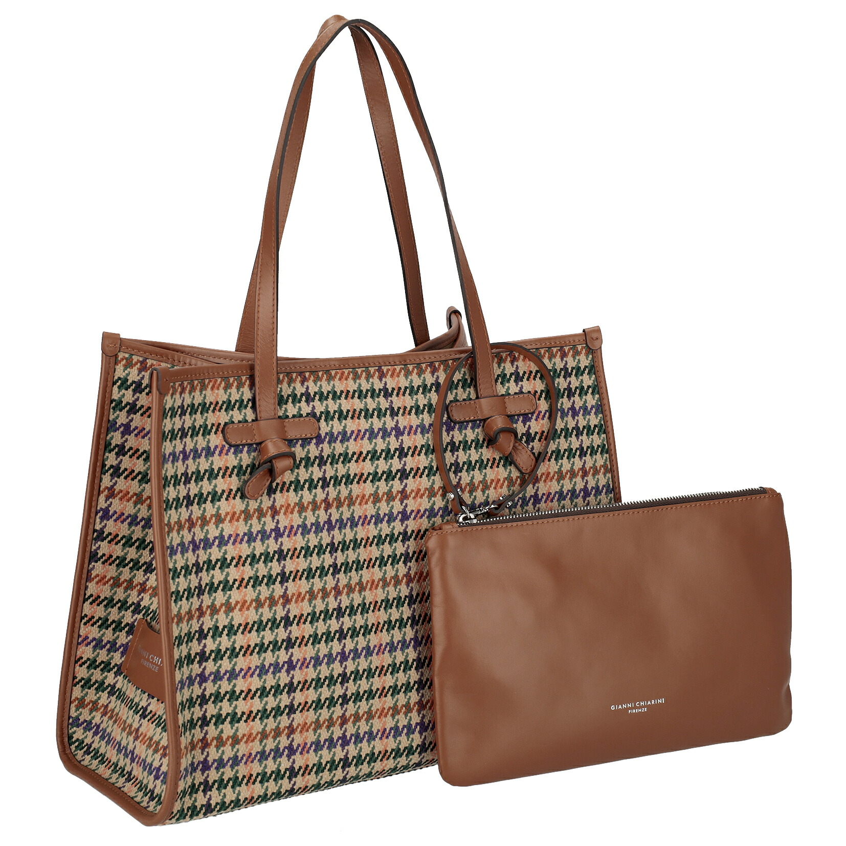 GIANNI CHIARINI ジャンニキアリーニ バッグ トートバッグ MARCELLA M マルチェッラ M BS 6850 VAR.MILITARE レディースの画像