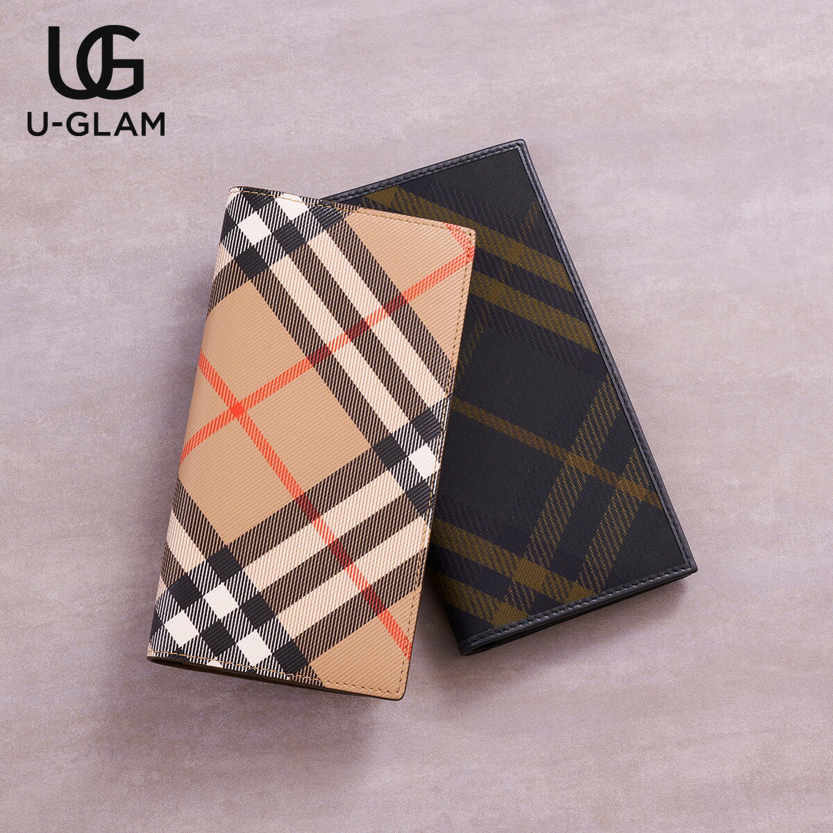 BURBERRY バ−バリ− 財布 長財布 長札 8091921 8098457 メンズ : U