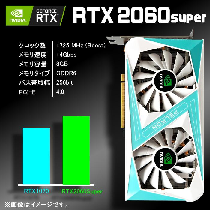PASOUL 配信用 PC セット 第12世代 Corei5 RTX2060Super Windows11 SSD