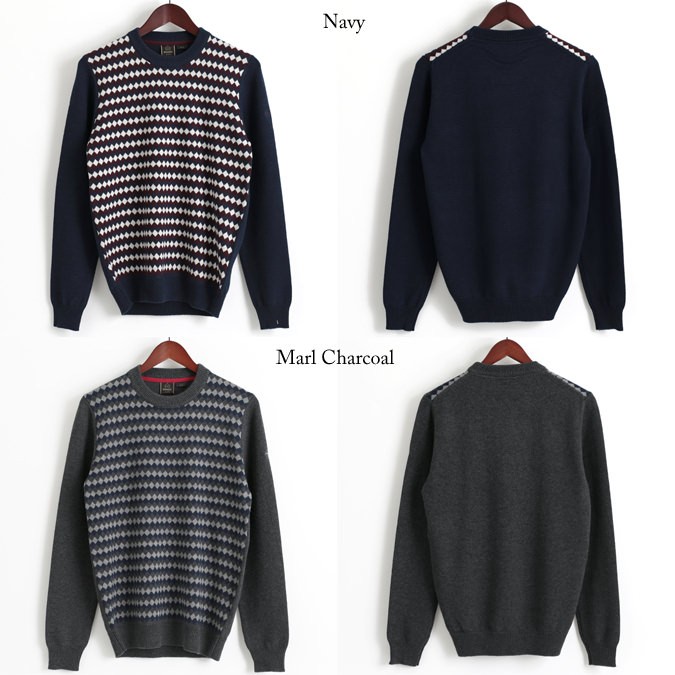 merc（メルク） メルクロンドン Merc London セーター アーガイル