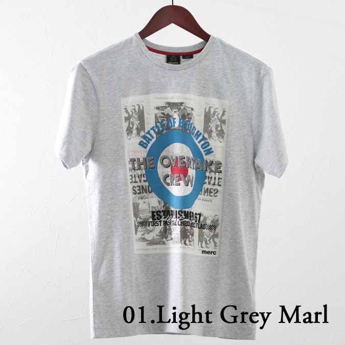 メルクロンドン Merc London Tシャツ ポスター  2色 ライトグレーマール ワイン W1 プレミアム  メンズ｜ukclozest｜02