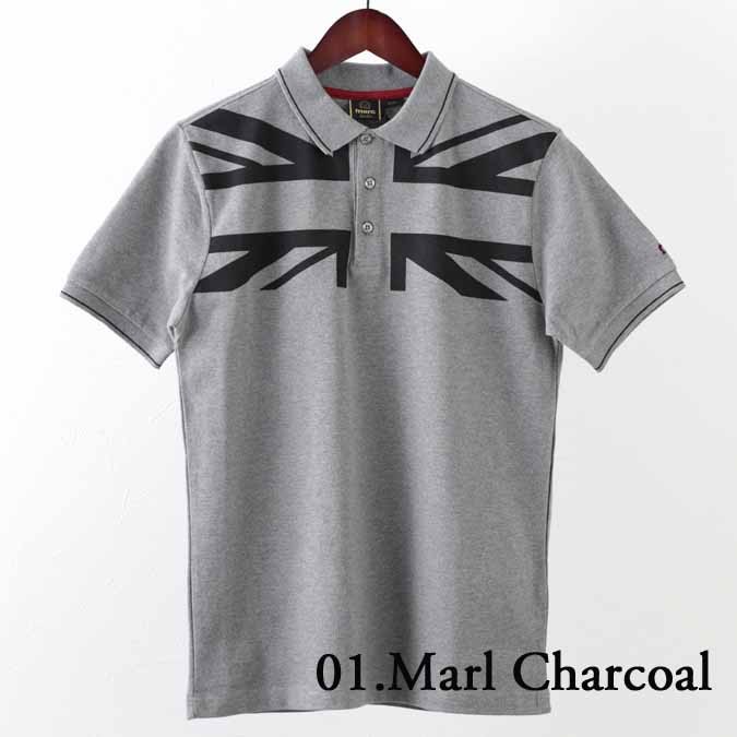 メルクロンドン Merc London ポロシャツ ポロ ユニオンジャック  W1 プレミアム 2色...