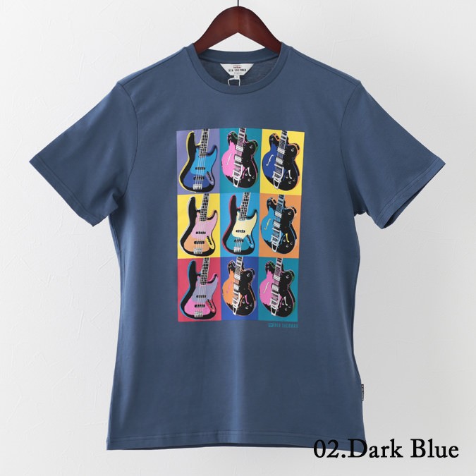 ベンシャーマン Ben Sherman Tシャツ ウォーホル ギター 2色 ペール