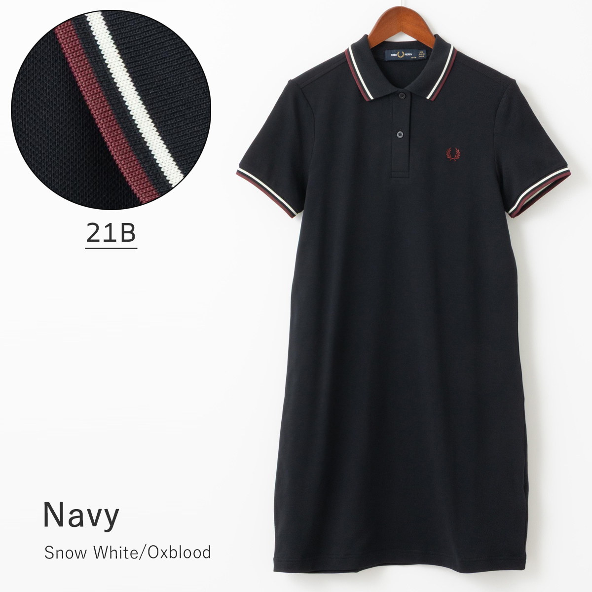 FRED PERRY（フレッドペリー） レディース ポロシャツ ワンピース 半袖