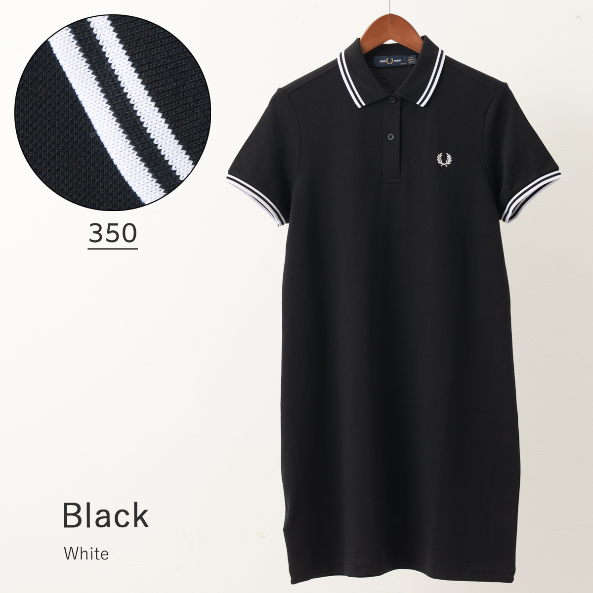 FRED PERRY（フレッドペリー） レディース ポロシャツ ワンピース 半袖