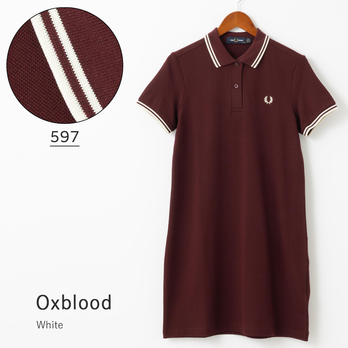 FRED PERRY（フレッドペリー） レディース ポロシャツ ワンピース 半袖