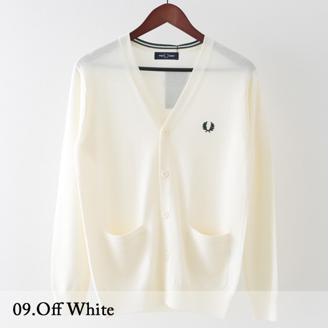 FRED PERRY（フレッドペリー） メンズ カーディガン メリノウール