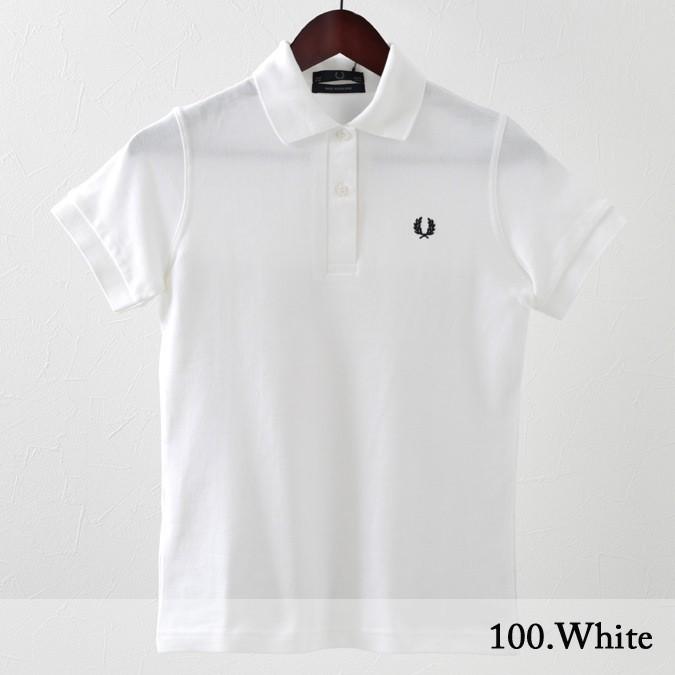 フレッドペリー Fred Perry ポロシャツ G3 英国製 The Original One Colour 2色 ブラック ホワイト レディース｜ukclozest｜03