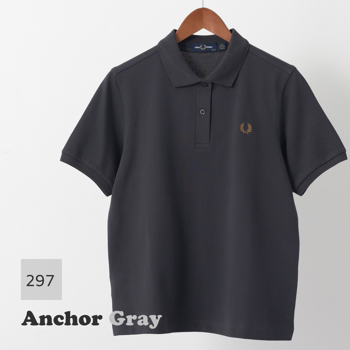 フレッドペリー レディース ポロシャツ ポロ 半袖 Fred Perry 無地 プレーン ブラック グレー ネイビー ピンク  アイボリー トラッド プレッピー 正規販売店｜ukclozest｜03