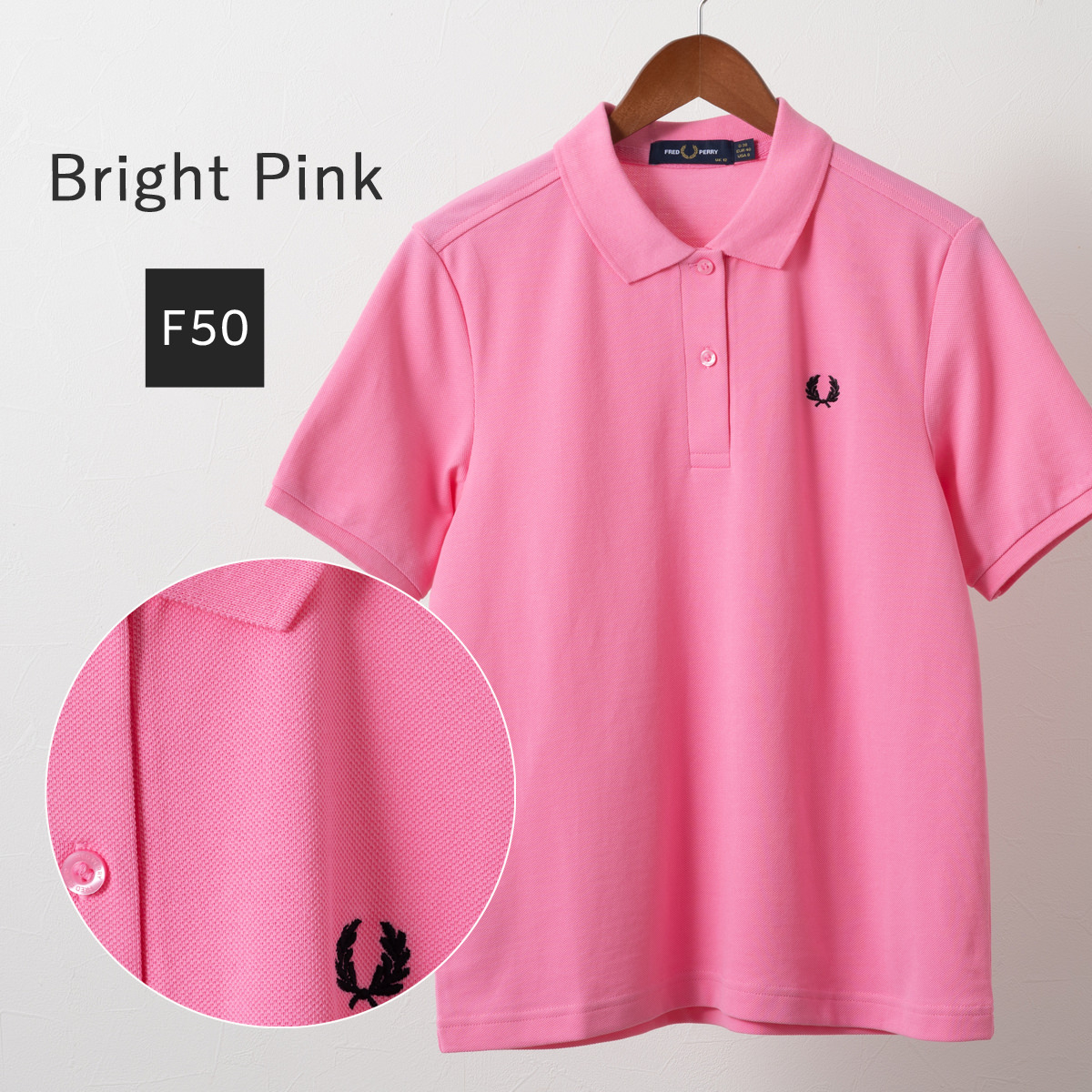 FRED PERRY（フレッドペリー） レディース ポロシャツ ポロ 半袖 無地