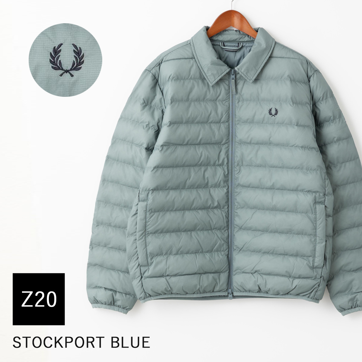 FRED PERRY（フレッドペリー） パデッドジャケット 中綿ジャケット 襟 