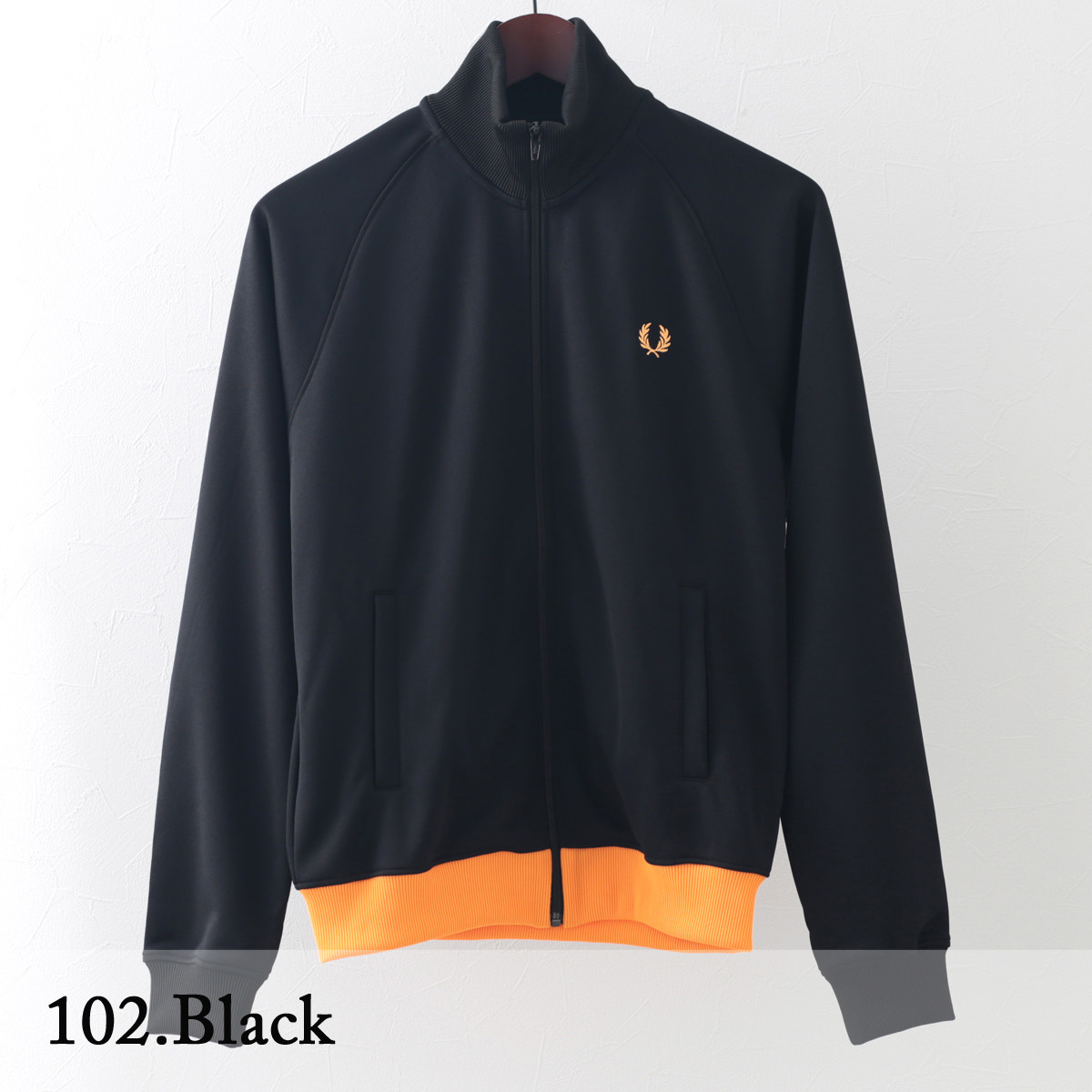 フレッドペリー 秋冬 メンズ 日本製 トラックジャケット Fred Perry 3色 ネオン ブラック 正規販売店 ギフト