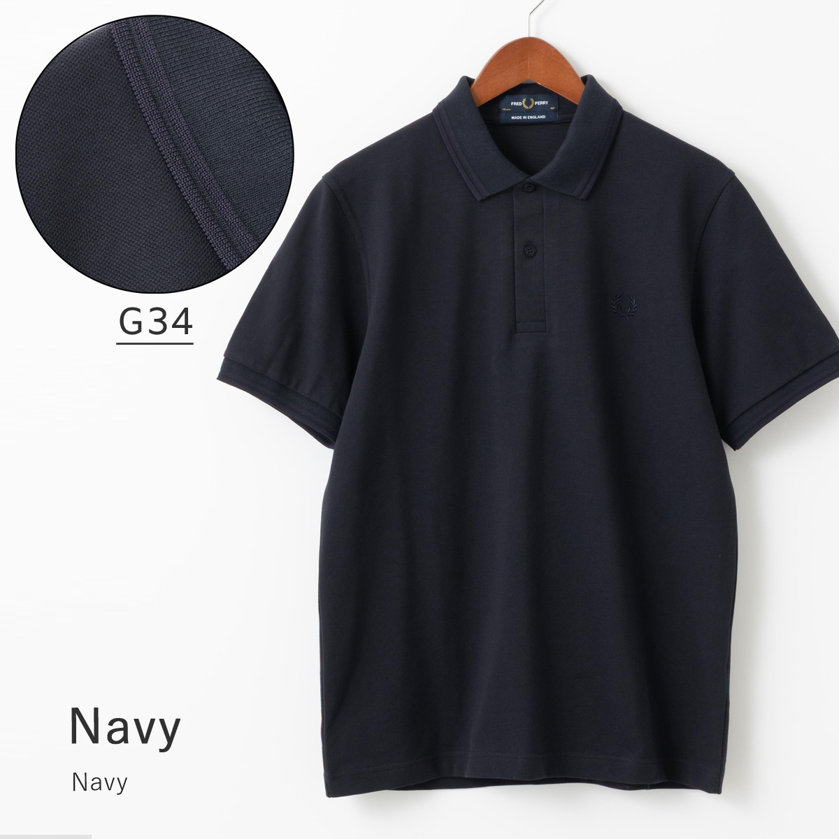 FRED PERRY（フレッドペリー） ポロシャツ Fred Perry M12 ホワイト