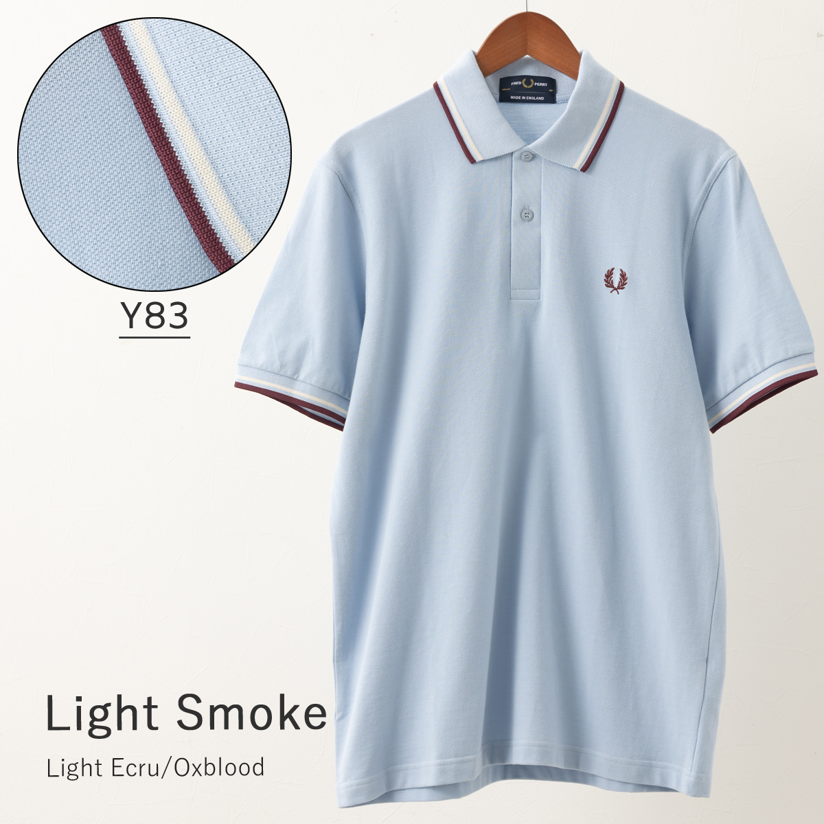 FRED PERRY（フレッドペリー） ポロシャツ Fred Perry M12 ホワイト