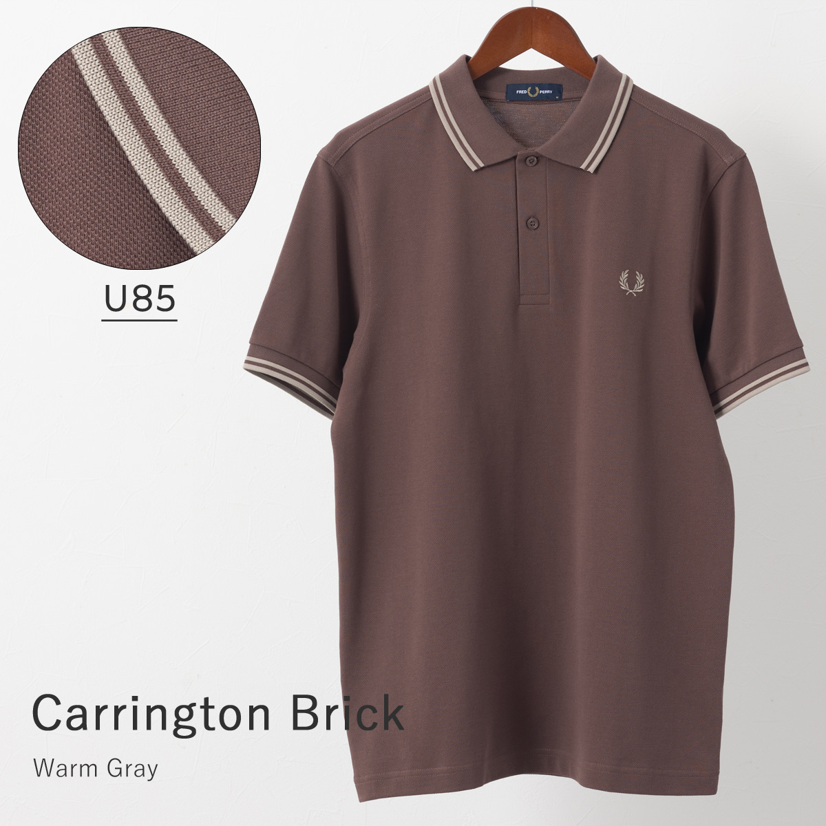 FRED PERRY（フレッドペリー） メンズ ポロシャツ ポロ M3600 ワイン