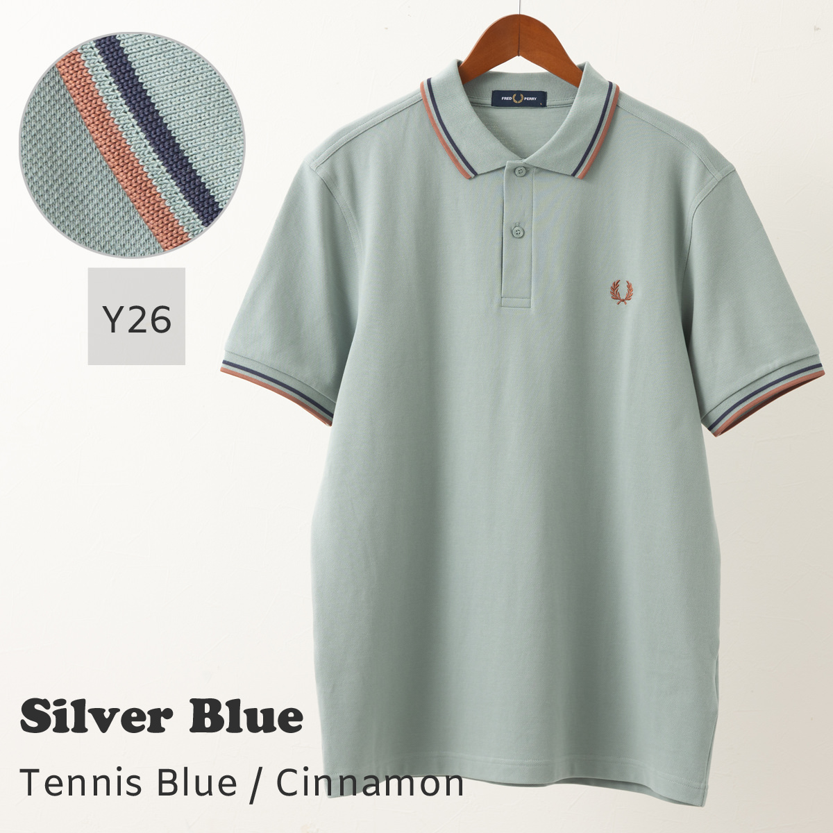 フレッドペリー FRED PERRY ポロシャツ ツイン ティップド