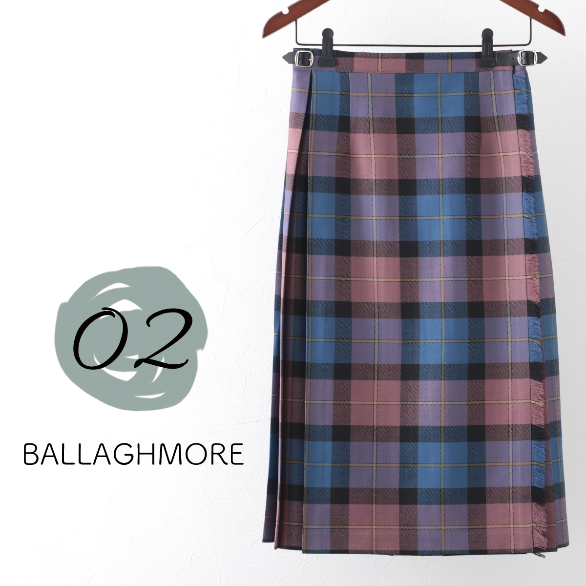 ※値下げ【別注新品】O'NEIL of DUBLIN 100%ウールスカート8 O'NEIL of DUBLIN（オニールオブダブリン） オニール オブ ダブリン