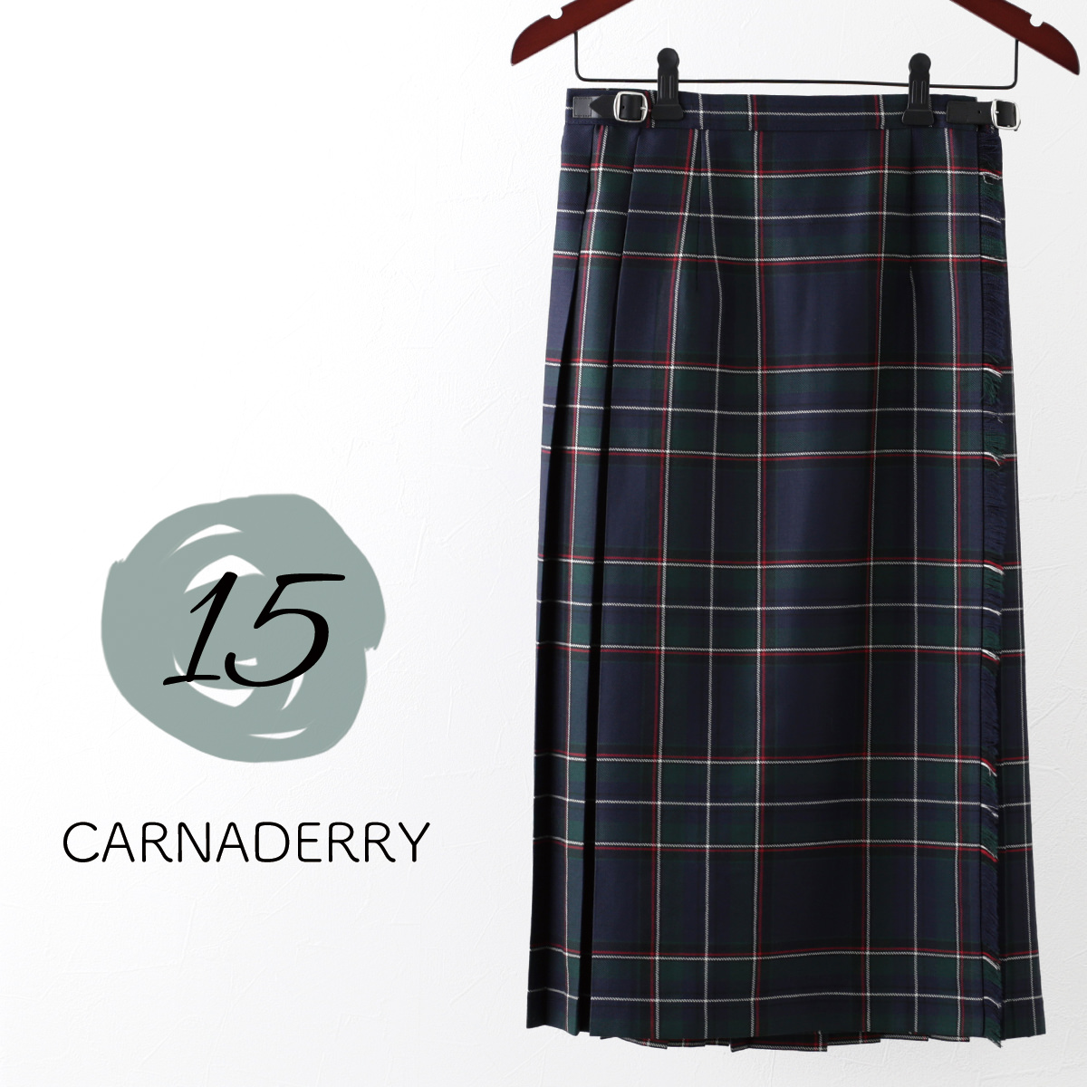 【O'NEIL of DUBLIN】ウーステッドウール100% キルトスカート O'NEIL of DUBLIN（オニールオブダブリン） オニール オブ ダブリン