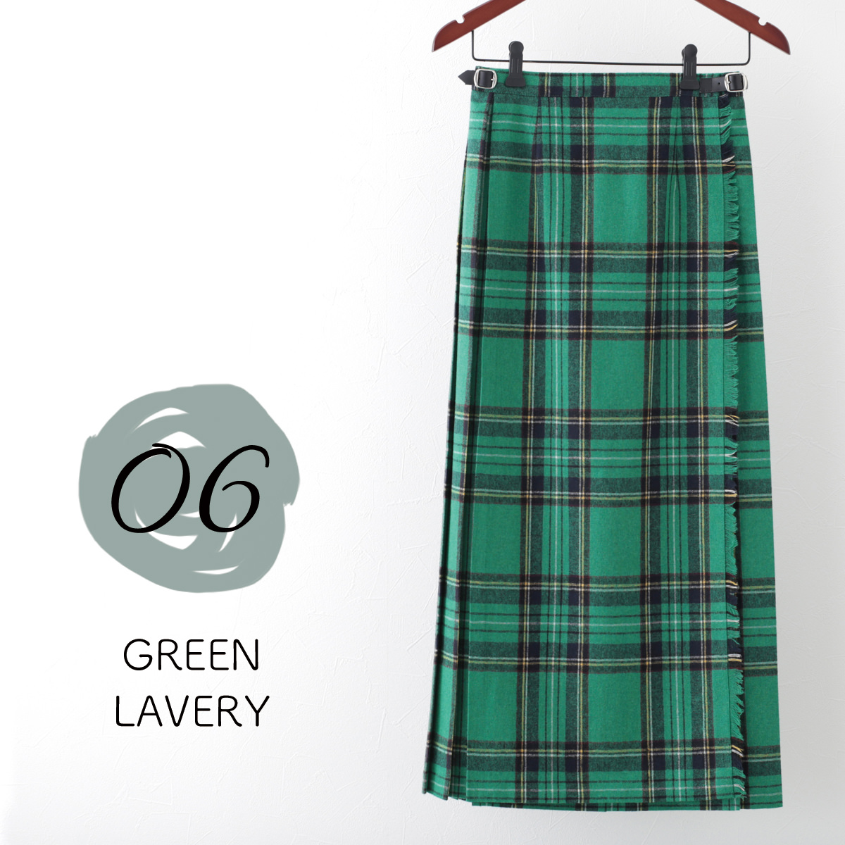 O’NEIL of DUBLIN ウール キルト プリーツマキシスカート O'NEIL of DUBLIN（オニールオブダブリン） キルトスカート ウール