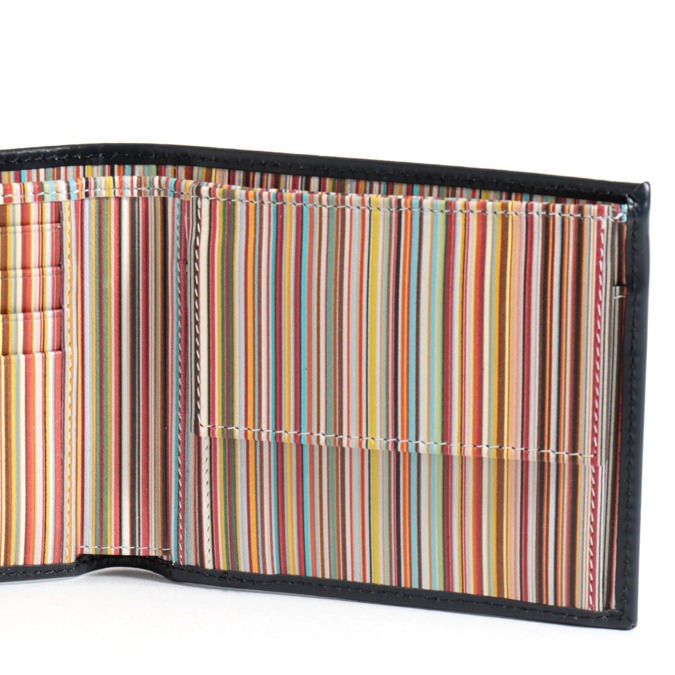 Paul Smith ポールスミス メンズ 財布 ネイビー レザー ビル
