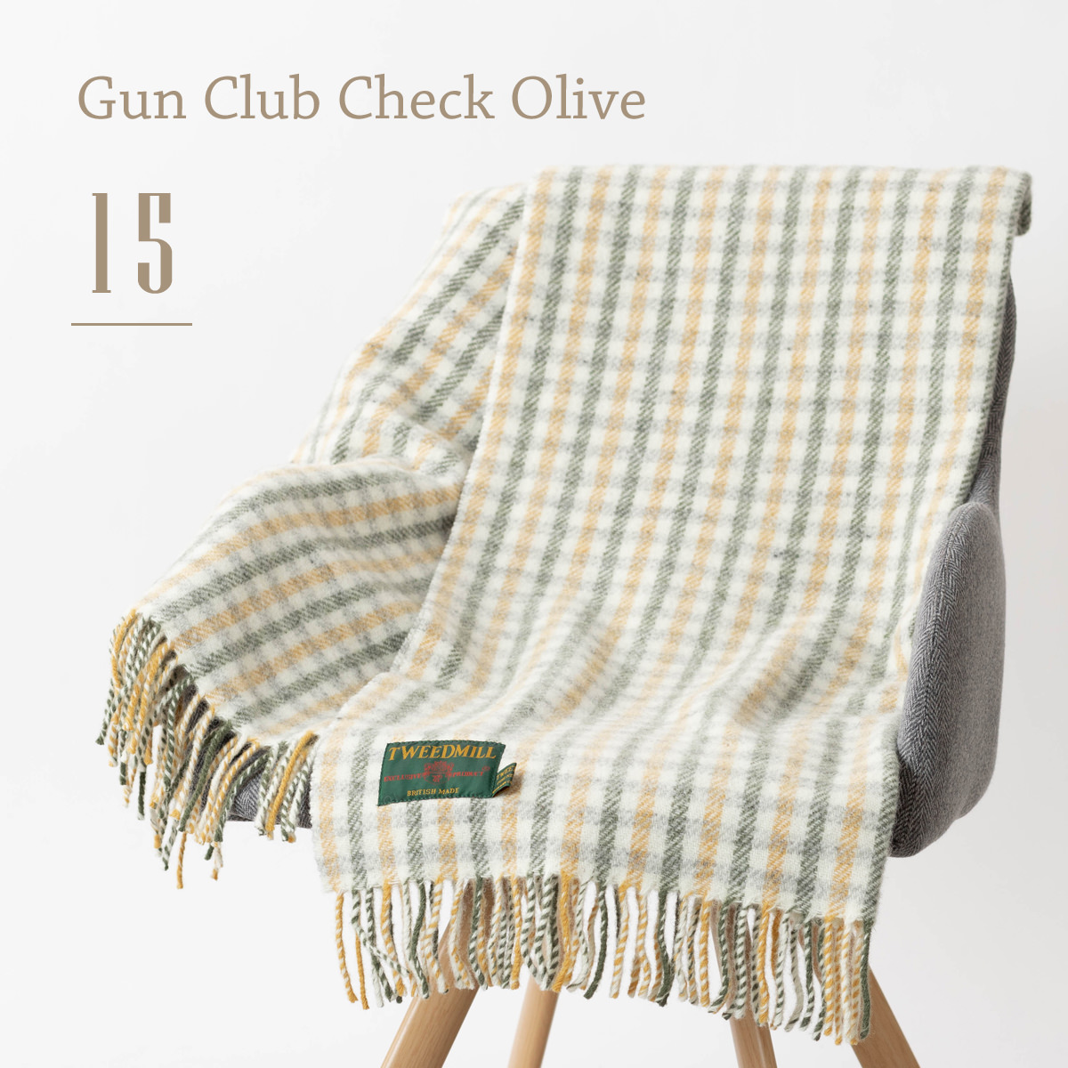 TWEEDMILL ツイードミル　ストール　ブランケット　新品　ヘリンボーン 楽天市場】【新作】TWEEDMILL(ツイードミル)ポケット付き