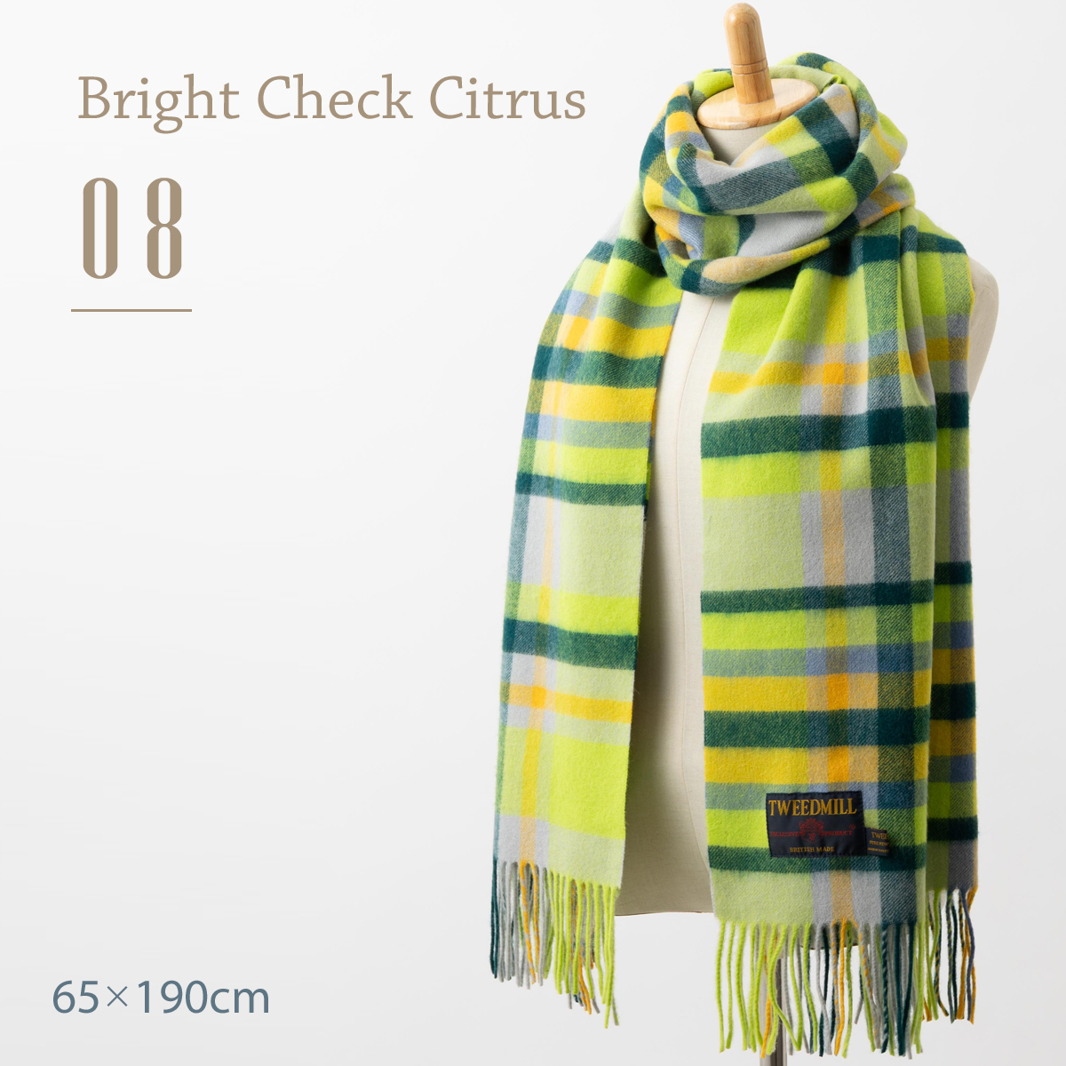 TWEED MILL（ツイードミル） 正規 プレステージ ラムウール ストール