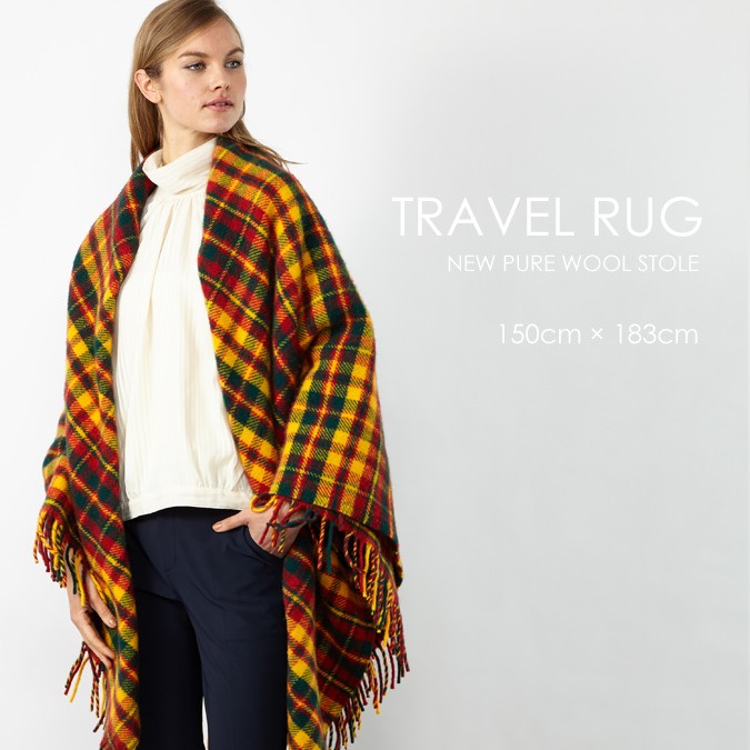 ツイードミル 限定色 ストラサーン スローケット 未使用 183cm×150cm ツイードミル 限定色 ストラサーン スローケット 未使用 183cm