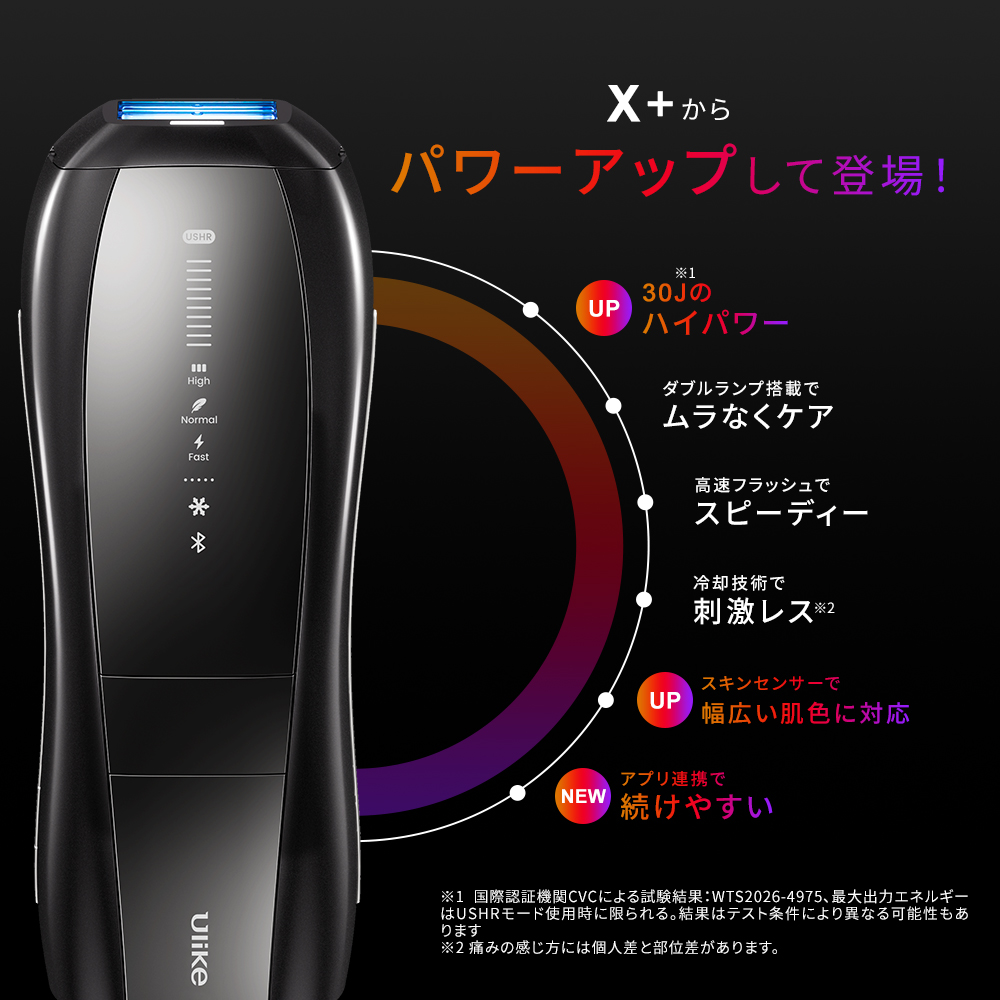 ＼クーポンで55,860円！5/27 00:00 〜6/2 02:00／Ulike 公式 Ｘ MAX 2026年最新モデル IPL光美容器 メンズ 脱毛 ヒゲ 髭 ワキ VIO 痛みレス 家庭用 男女兼用 | Ulike | 04