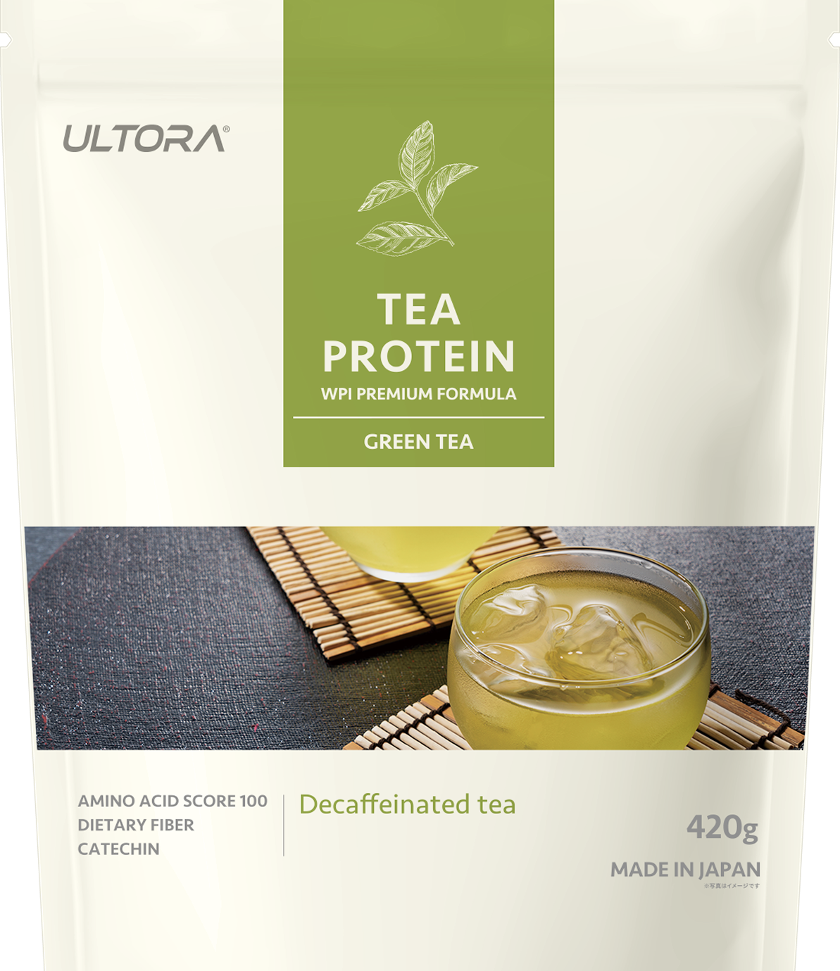 ULTORA ティープロテイン ウルトラ プロテイン ホエイ 420g 1袋 女性