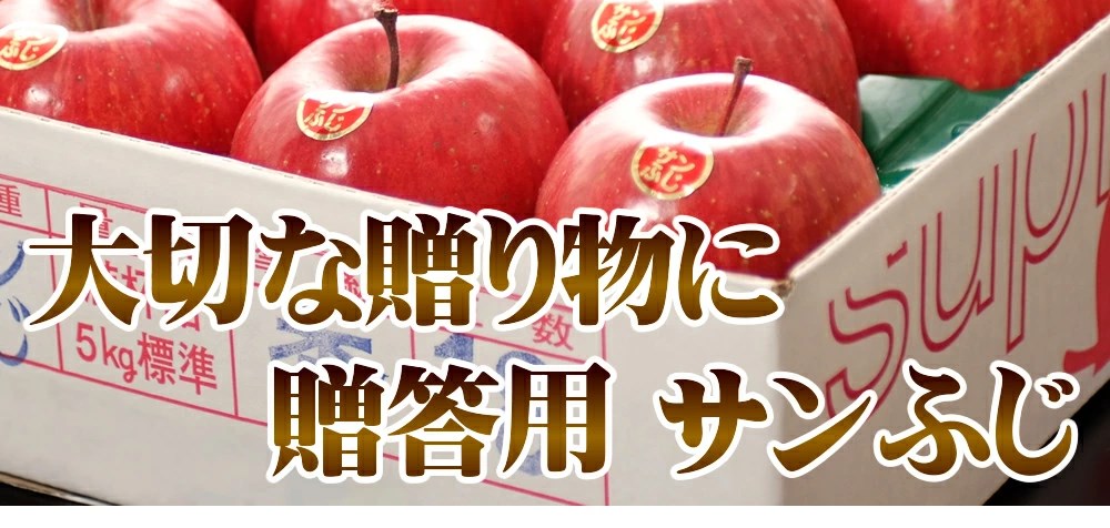 山形県産りんご サンふじ 贈答用 特秀10キロ40玉 - 果物