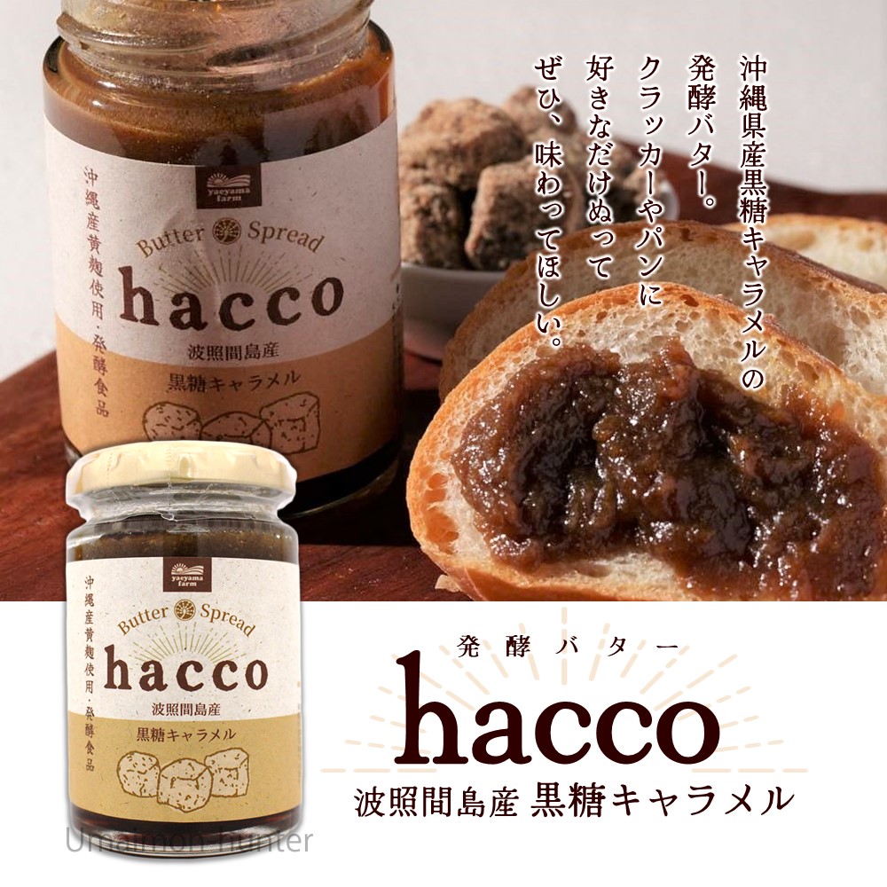 発酵バター hacco 波照間島産黒糖キャラメル 140g×24瓶｜umaimon-hunter｜02