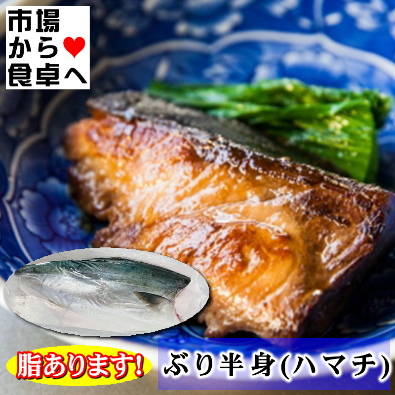 ぶり フィーレ 半身2枚(半身約1.5kg) 【脂あります・養殖ハマチ】 刺身