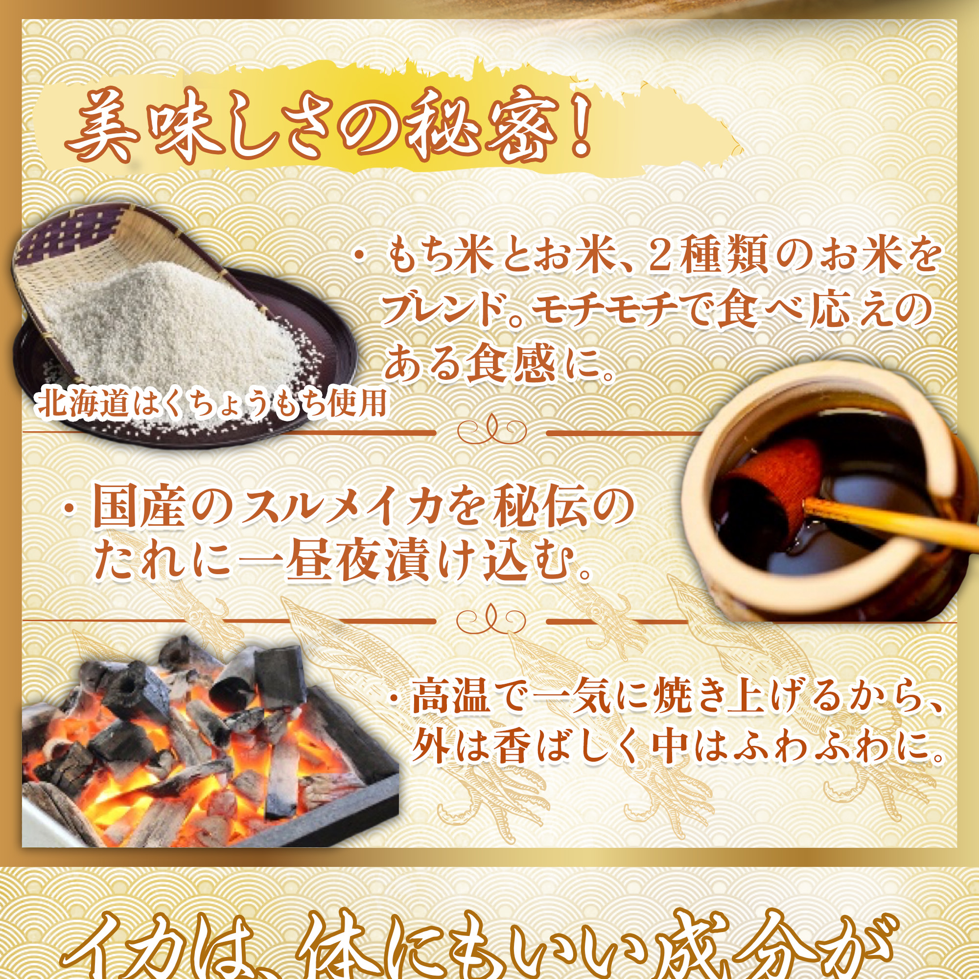北海道　焼きイカ飯