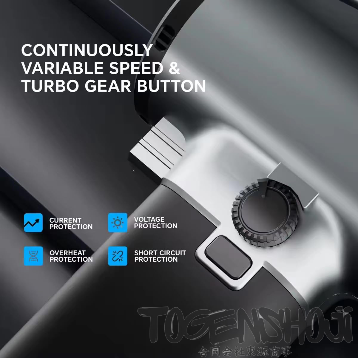 2025新登場 暴風ターボブロワー 超強力64mmジェットファン コードレス