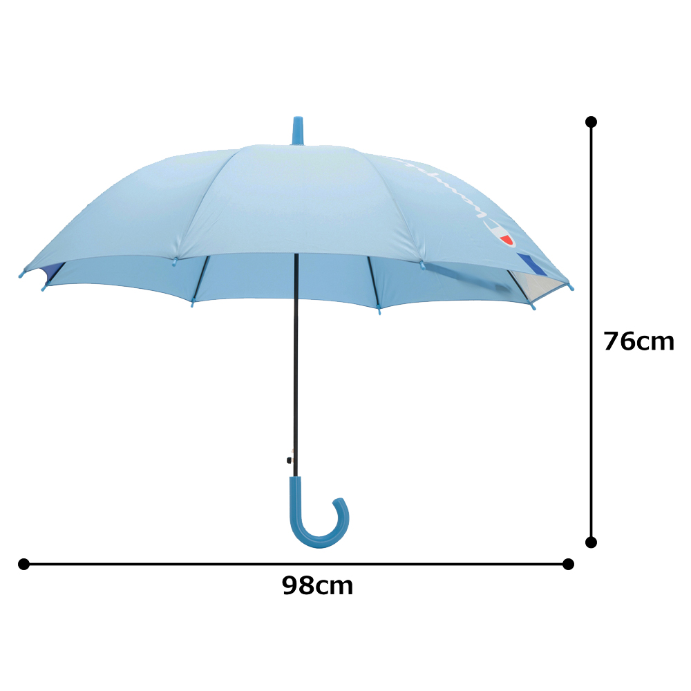 チャンピオン 男児 耐風 1駒透明 ジャンプ傘 58cm×8R CHS47JP58 小学校中学年〜小学校高学年向  :chs47jp58:UMBEPLUS - 通販 - Yahoo!ショッピング