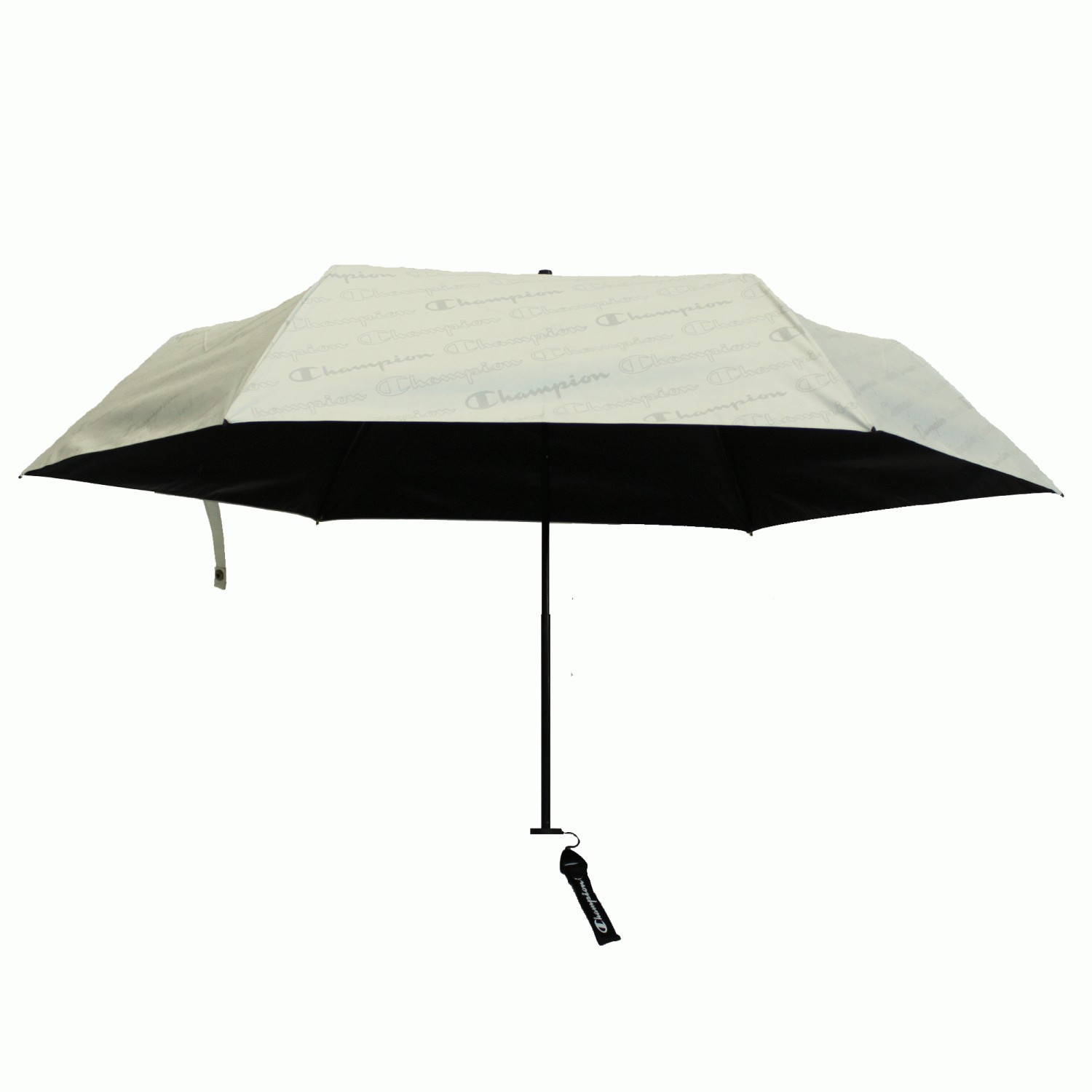 トリーバーチ　ロゴ総柄　日本未発売晴雨兼用折りたたみ傘　パープル トリーバーチ ロゴ総柄 日本未発売晴雨兼用折りたたみ傘 パープル