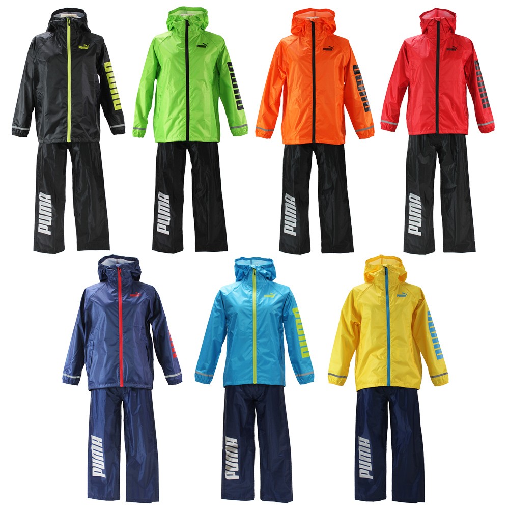 【高校自転車通学用】PUMA オレンジ レインウェア Ｌサイズ 高校自転車通学用】PUMA オレンジ レインウェア Lサイズ