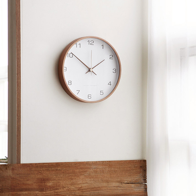 掛け時計　壁掛け時計　おしゃれ　オシャレ　モダン　見やすい　大きい　木製　30cm　白　グレー　ウォールクロック　北欧　スイープセコンド｜umebachi｜07