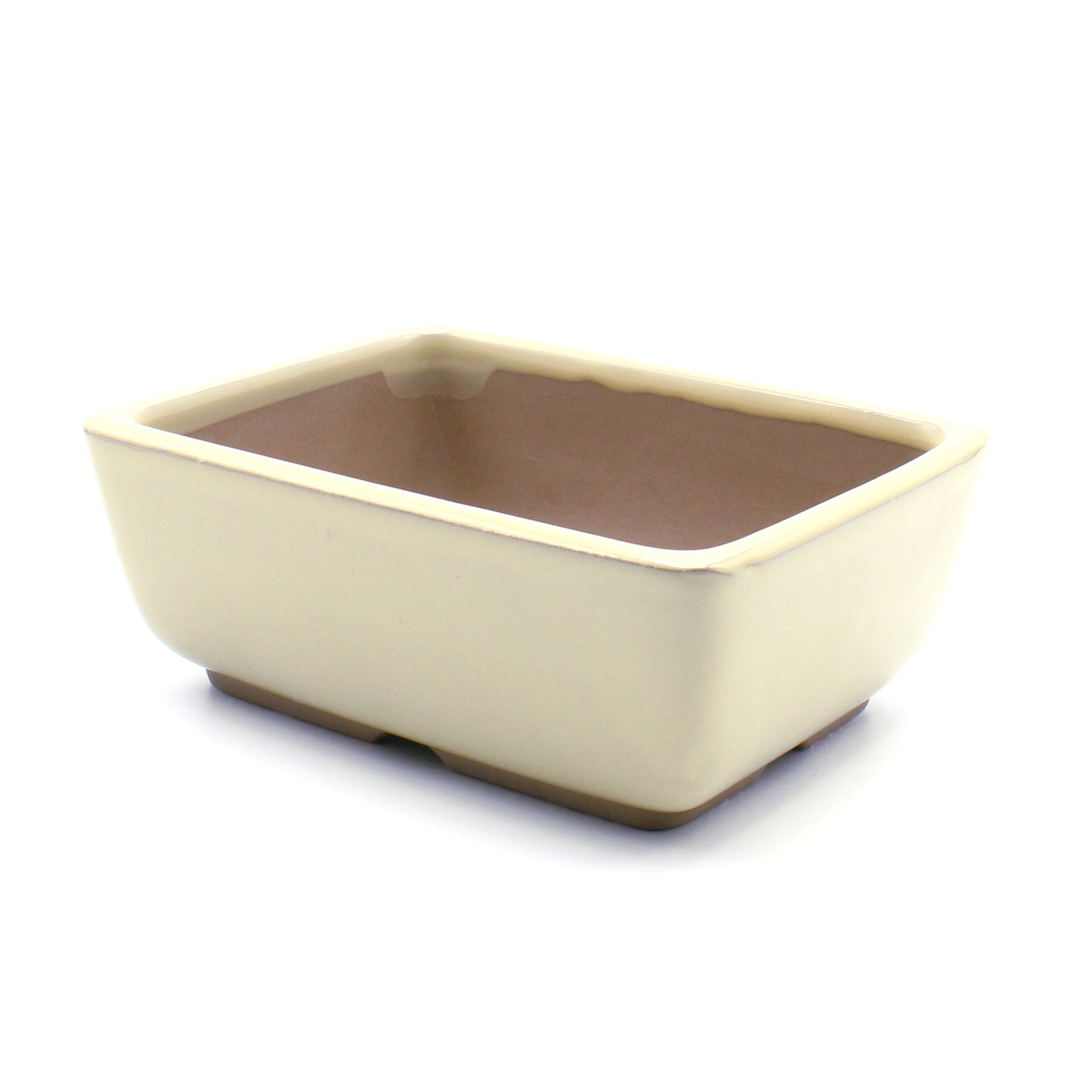 盆栽鉢 陶器 4.5号 ナデ角 おしゃれ 専門店 ミニ 小さい う泥 青 白 緑