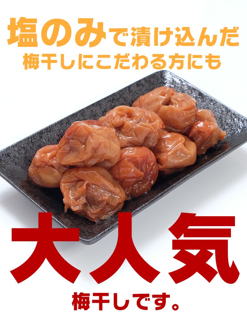 送料無料 紀州産の南高梅 白干し500ｇ≪ つぶれ梅 ≫訳あり :11000003:うめ南高苑 - 通販 - Yahoo!ショッピング