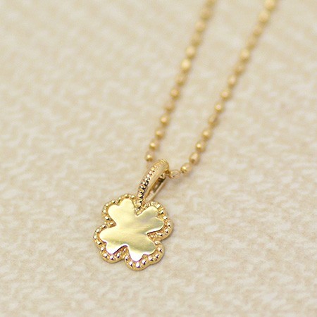 ペンダントトップ クローバー felicita ネックレス PT900・K18・K10