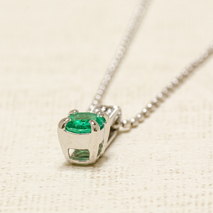 ペンダントトップ エメラルド ダイヤモンド fiorito ネックレス PT900 