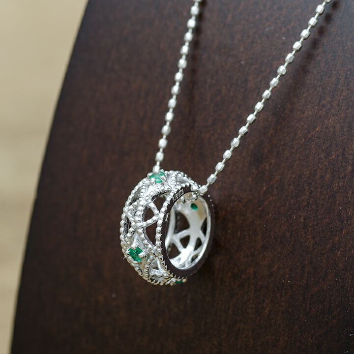 チ*コ様 エメラルド ペンダントトップ ネックレス pt900 プラチナ ペンダントトップ エメラルド cortile ネックレス PT900・K18・K10選択
