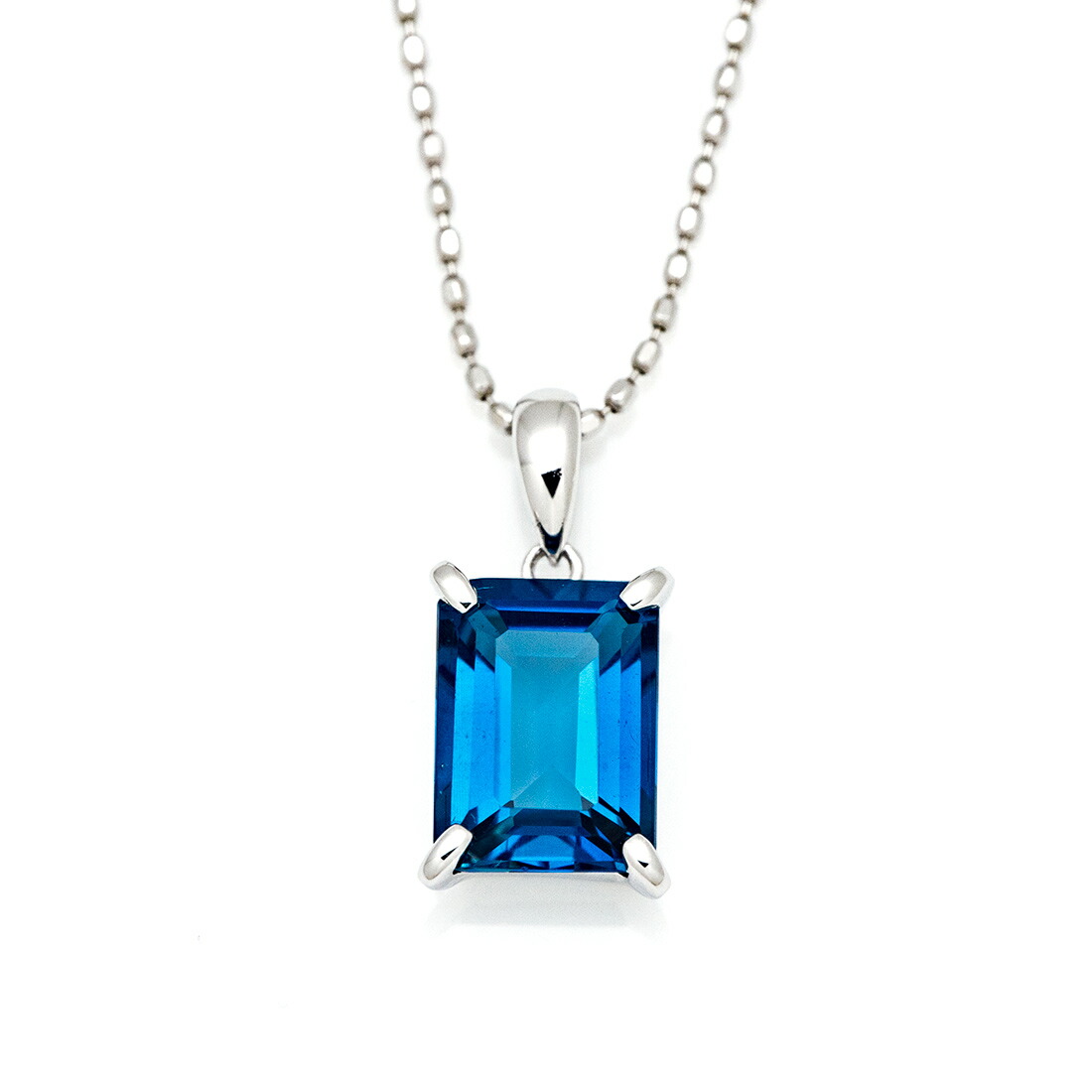 Pt900 ブルートパーズ5.00ct ペンダントトップ　GSTV ペンダントトップ ロンドンブルートパーズ ネックレス PT900・K18・K10