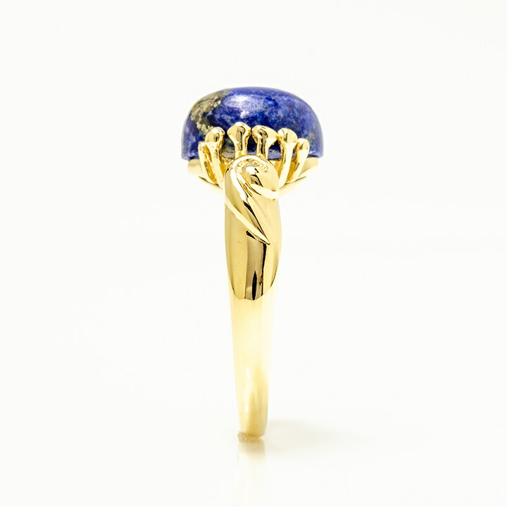 指輪 リング ラピスラズリ ゴールド PT900・K18・K10選択可 プラチナ