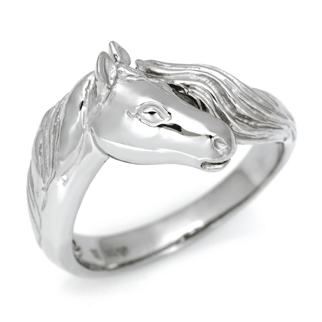 silver horse silver925 ベルリング 指輪 リング 地金 メタル 馬 ホース SV925 スターリングシルバー : umu