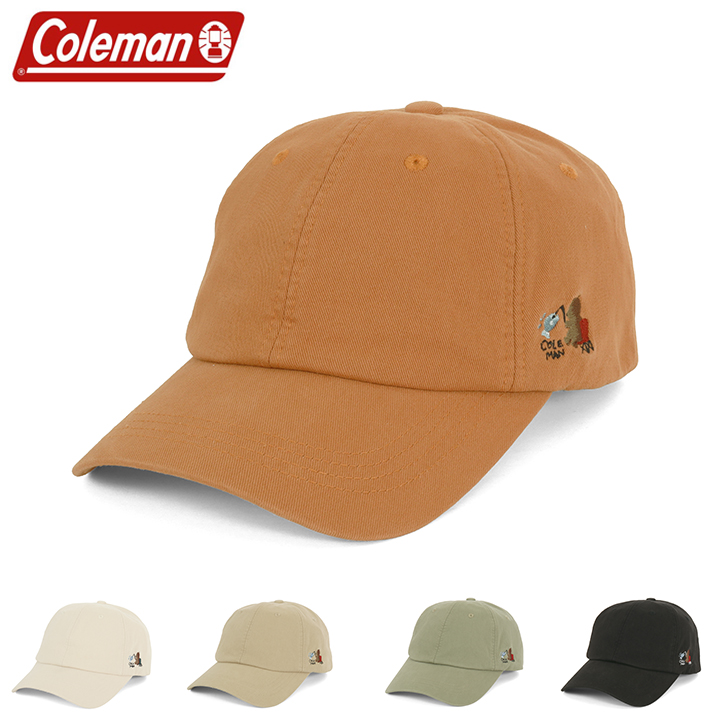 Coleman（コールマン） クマ刺しゅうツイルキャップ 181-0045 : 帽子の