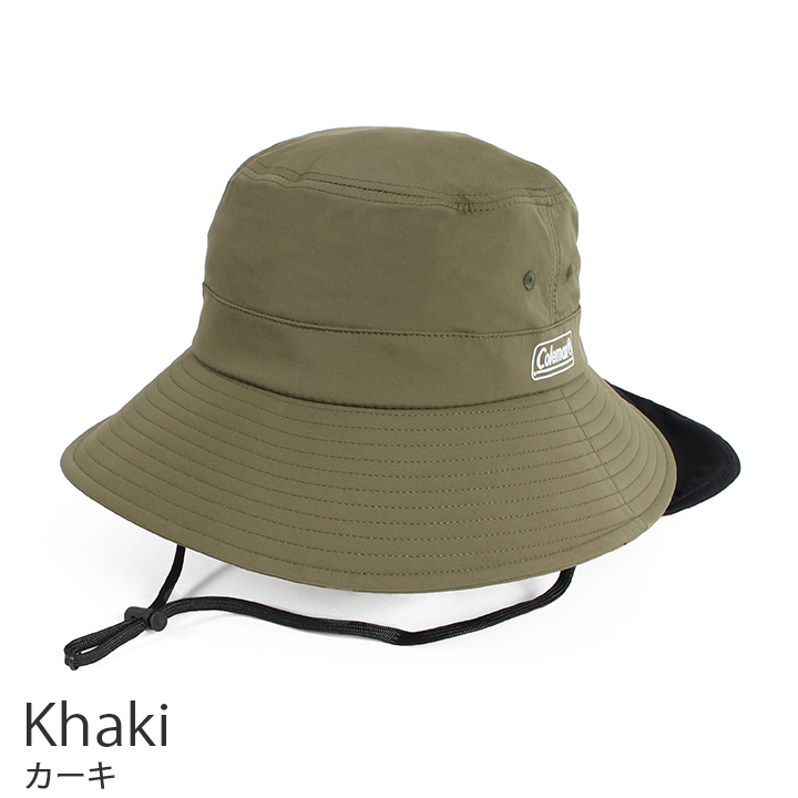 よく見る「芸能人が愛用 Coleman コールマン 187 UPF50+ タレ付きアドベンチャーハット 服&ファッション小物