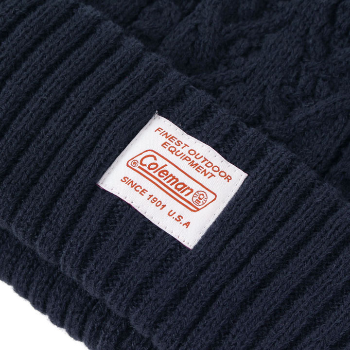 色: カーキ[コールマン] ニットキャップ 492-0031 Coleman（コールマン） ニットキャップ 492-0031 : 帽子のDeux chapeau